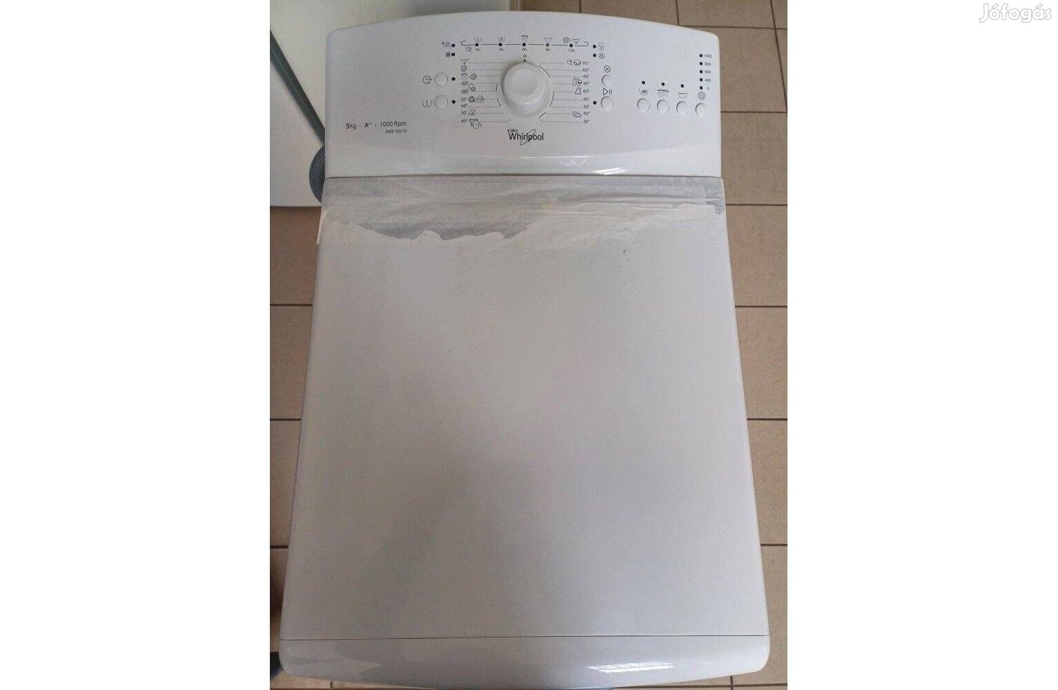 Használt Whirlpool AWE 50510 Felültöltős Mosógép [H16857] 1-3 hó gari